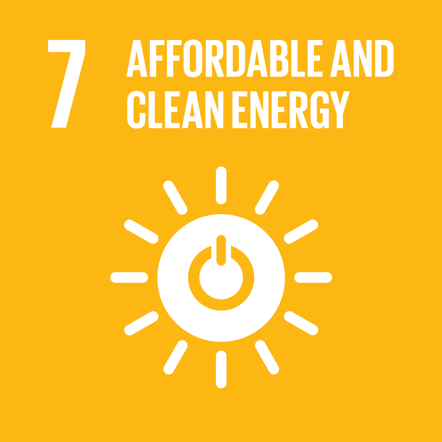 UN SDG 7 - Affordable and Clean Energy